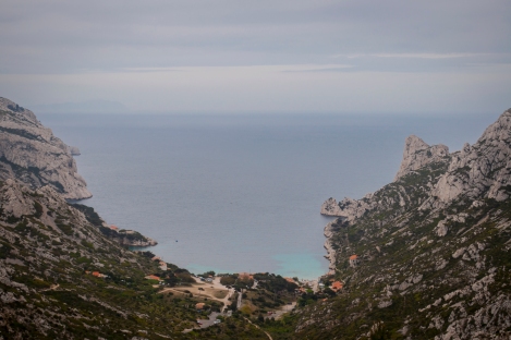 One of the small towns of Les Calanques called Sormiou...