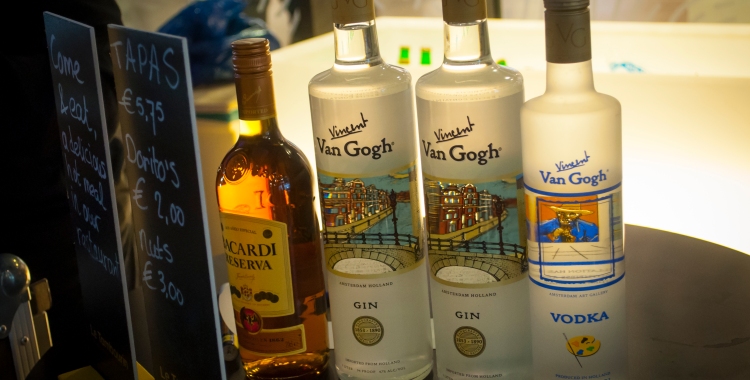 What else would one serve at the Van Gogh museum but Van Gogh spirits?